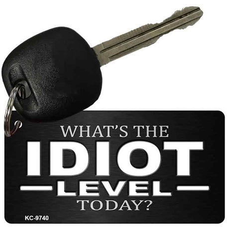 Idiot Level Novelty Metal Key Chain KC-9740