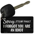 Sorry I Forgot Level Novelty Metal Key Chain KC-9741