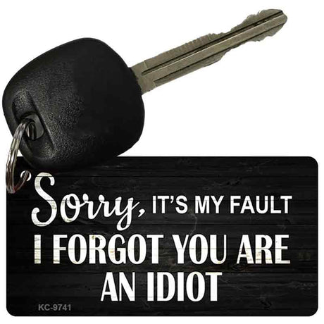 Sorry I Forgot Level Novelty Metal Key Chain KC-9741