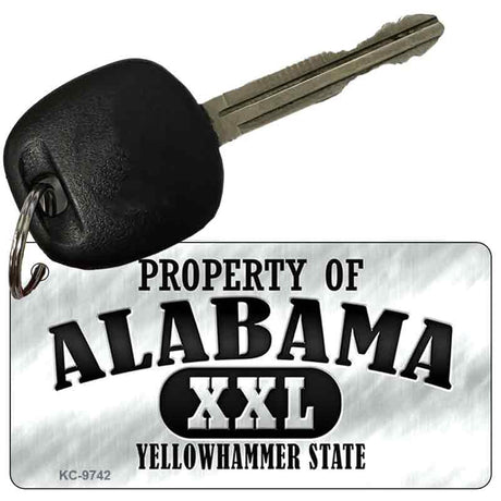 Property Of Alabama Novelty Metal Key Chain KC-9742