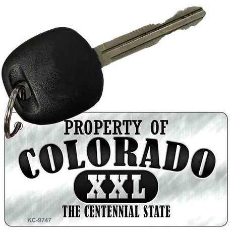 Property Of Colorado Novelty Metal Key Chain KC-9747