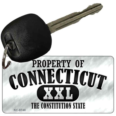 Property Of Connecticut Novelty Metal Key Chain KC-9748