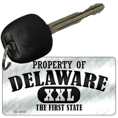 Property Of Delaware Novelty Metal Key Chain KC-9749