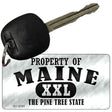 Property Of Maine Novelty Metal Key Chain KC-9760