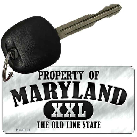 Property Of Maryland Novelty Metal Key Chain KC-9761