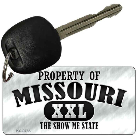 Property Of Missouri Novelty Metal Key Chain KC-9766