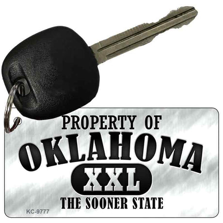 Property Of Oklahoma Novelty Metal Key Chain KC-9777