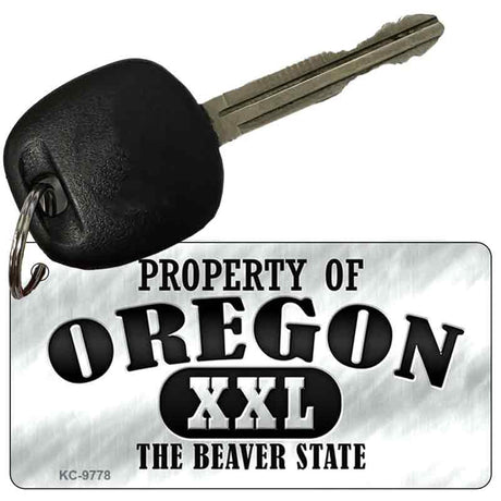 Property Of Oregon Novelty Metal Key Chain KC-9778