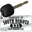 Property Of South Dakota Novelty Metal Key Chain KC-9782