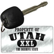 Property Of Utah Novelty Metal Key Chain KC-9785