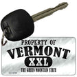 Property Of Vermont Novelty Metal Key Chain KC-9786