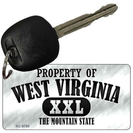 Property Of West Virginia Novelty Metal Key Chain KC-9789