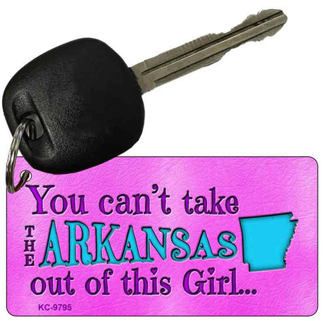 Arkansas Girl Novelty Metal Key Chain KC-9795