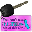 California Girl Novelty Metal Key Chain KC-9796