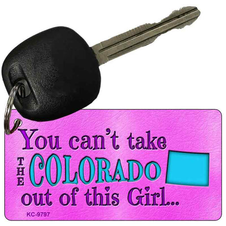 Colorado Girl Novelty Metal Key Chain KC-9797