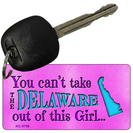 Delaware Girl Novelty Metal Key Chain KC-9799