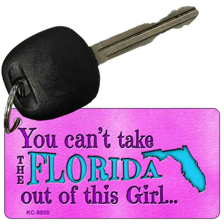 Florida Girl Novelty Metal Key Chain KC-9800