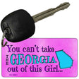 Georgia Girl Novelty Metal Key Chain KC-9801