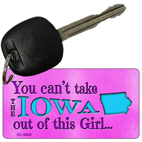 Iowa Girl Novelty Metal Key Chain KC-9806