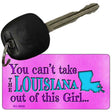 Louisiana Girl Novelty Metal Key Chain KC-9809