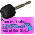 Michigan Girl Novelty Metal Key Chain KC-9813