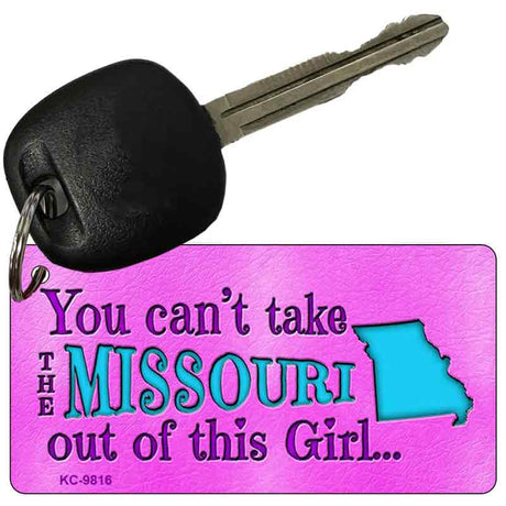 Missouri Girl Novelty Metal Key Chain KC-9816