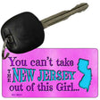 New Jersey Girl Novelty Metal Key Chain KC-9821