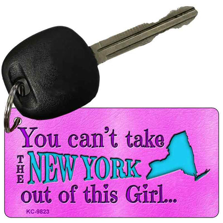 New York Girl Novelty Metal Key Chain KC-9823