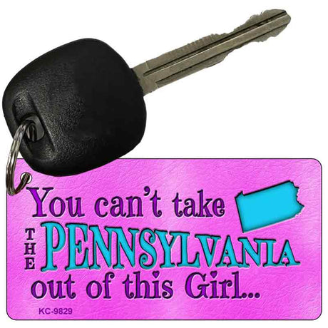 Pennsylvania Girl Novelty Metal Key Chain KC-9829