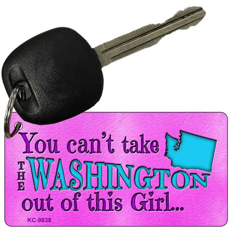 Washington Girl Novelty Metal Key Chain KC-9838