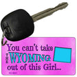 Wyoming Girl Novelty Metal Key Chain KC-9841