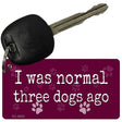 Three Dogs Ago Novelty Metal Key Chain KC-9850