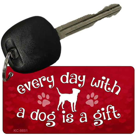 Dog Is A Gift Novelty Metal Key Chain KC-9851