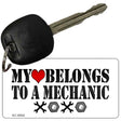 Heart Belongs To Mechanic Novelty Metal Key Chain KC-9857