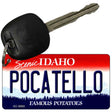 Pocatello Idaho State Metal Novelty Aluminum Key Chain KC-9865