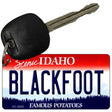 Blackfoot Idaho State Metal Novelty Aluminum Key Chain KC-9869