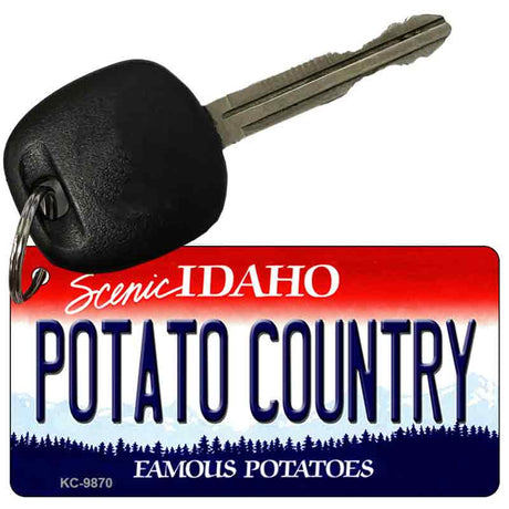 Potato  Idaho State Metal Novelty Aluminum Key Chain KC-9870