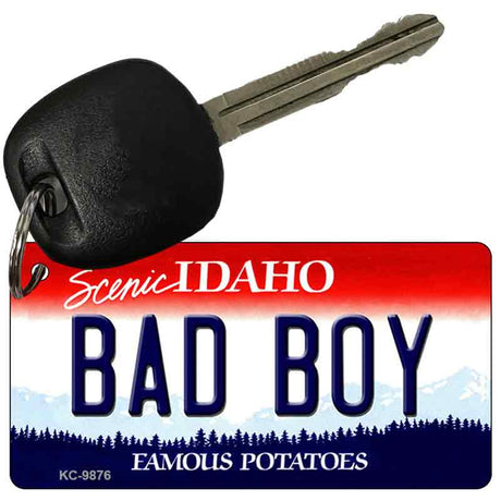 Bad Boy Idaho State Metal Novelty Aluminum Key Chain KC-9876