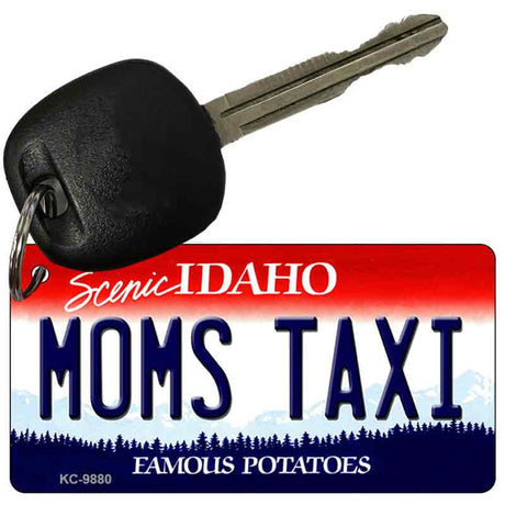 Mom's Taxi Idaho State Metal Novelty Aluminum Key Chain KC-9880