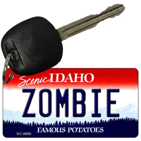 Zombie Idaho State Metal Novelty Aluminum Key Chain KC-9890