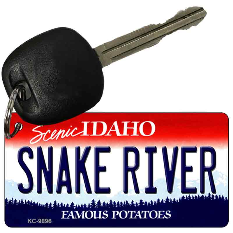 Snake River Idaho State Metal Novelty Aluminum Key Chain KC-9896