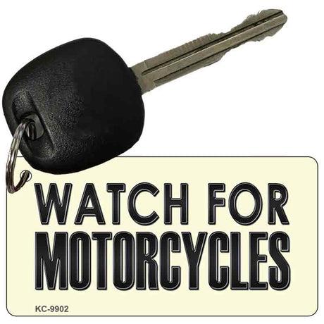 Watch For Motorcycle Novelty Metal Key Chain KC-9902