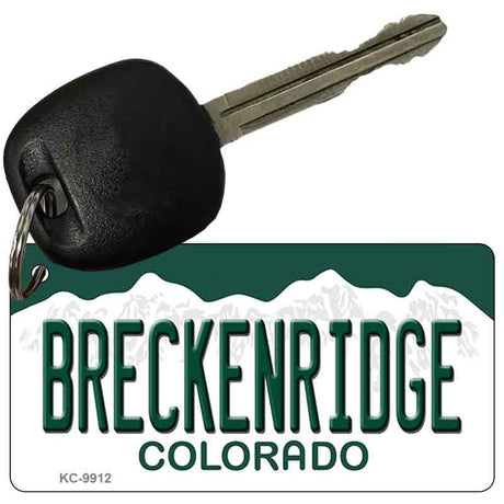 Breckenridge Colorado Metal Novelty Aluminum Key Chain KC-9912