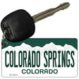 Colorado Springs Colorado Metal Novelty Aluminum Key Chain KC-9913