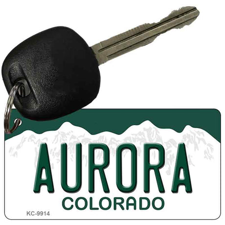 Aurora Colorado Metal Novelty Aluminum Key Chain KC-9914