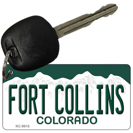 Fort Collins Colorado Metal Novelty Aluminum Key Chain KC-9915