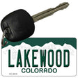 Lakewood Colorado Metal Novelty Aluminum Key Chain KC-9916