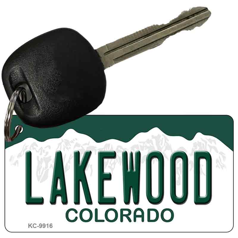 Lakewood Colorado Metal Novelty Aluminum Key Chain KC-9916