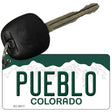 Pueblo Colorado Metal Novelty Aluminum Key Chain KC-9917