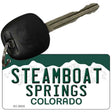 Steamboat Springs Colorado Metal Novelty Aluminum Key Chain KC-9925